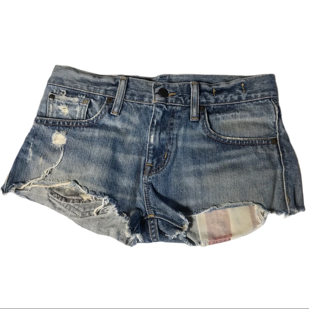 DENIM & SUPPLY RAULPH LAUREN Distressed Shorts 24 - Picture 2 of 9
